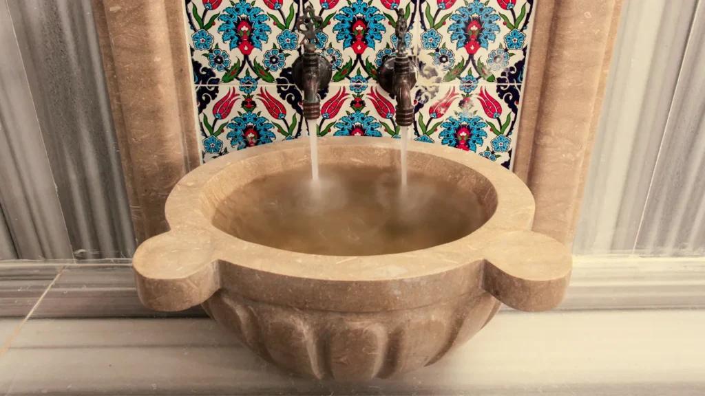 Relaxation lounge after Turkish bath experience in Istanbul hammam