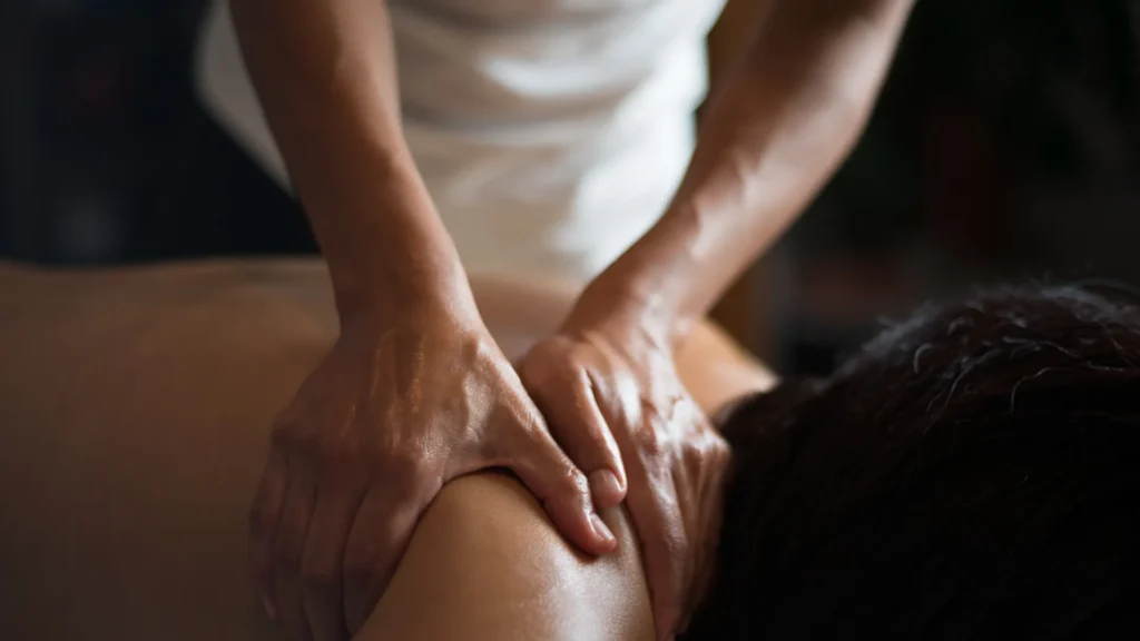 Aromatherapy massage session at a relaxing day spa in Istanbul