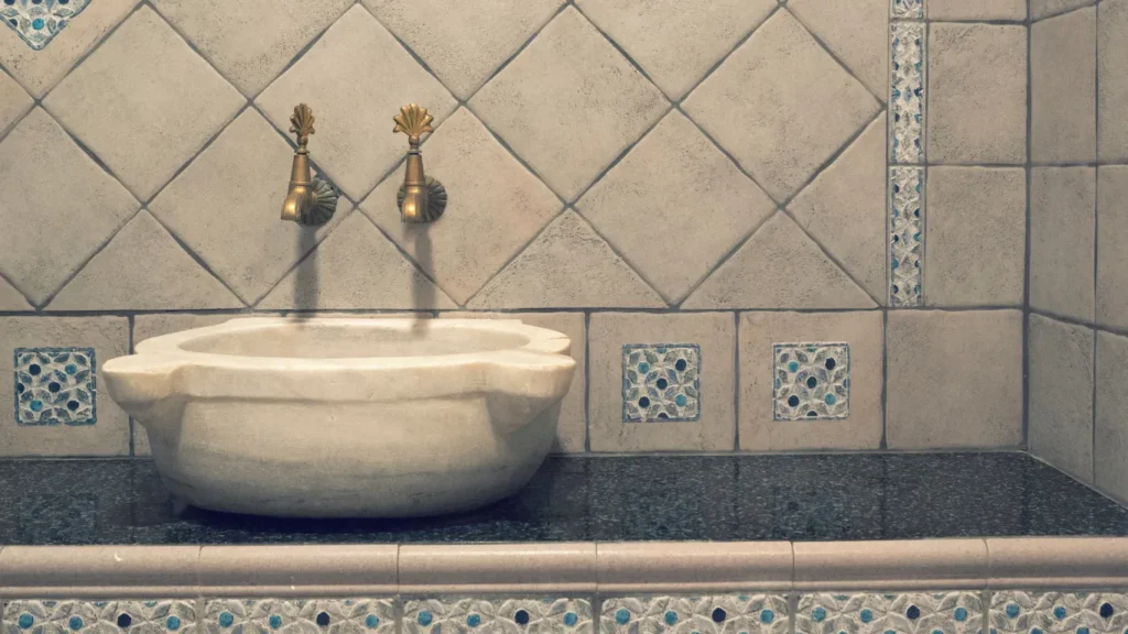 Foam massage and kese scrub as part of a Turkish hammam near Sultanahmet