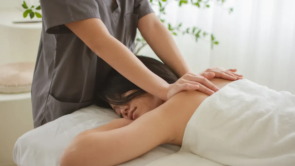 Couple enjoying romantic spa package with massage and hammam